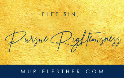 Flee Sin, Pursue Righteousness